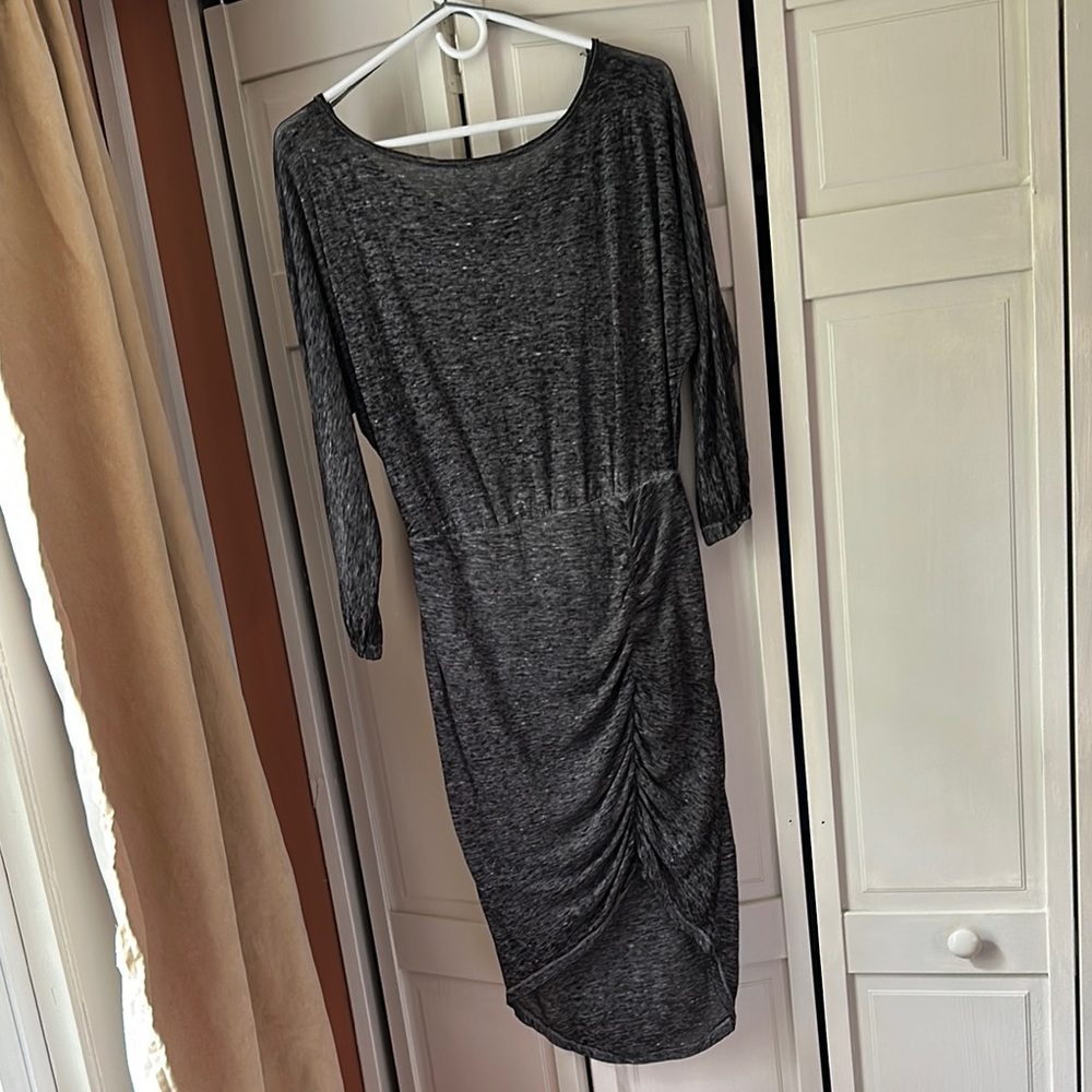 Free People - Women’s Elegant Heather black/Gray Light Dress